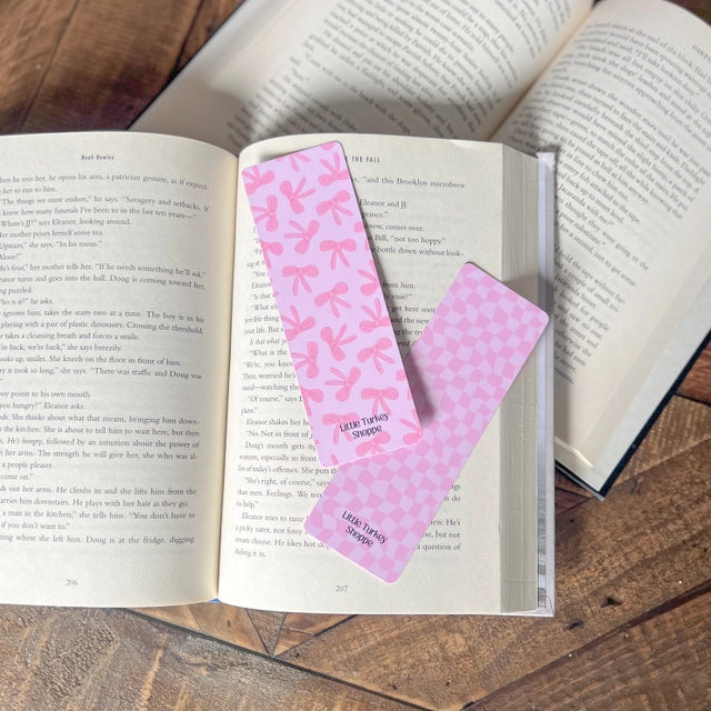 Pink Coquette Bow Bookmark