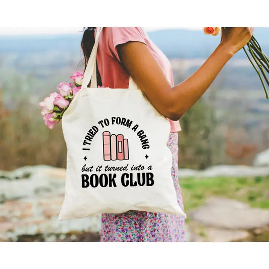 Book Club Gang Canvas Tote Bag