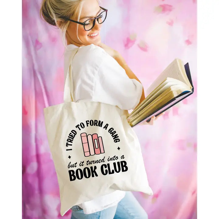 Book Club Gang Canvas Tote Bag